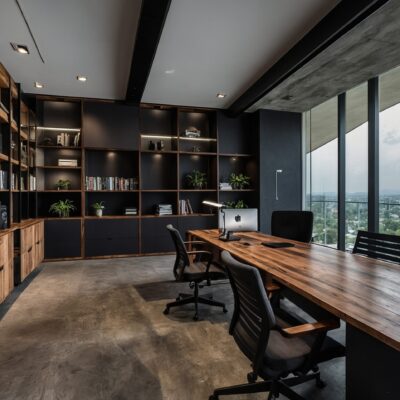 modern-wooden-dark-concrete-office-with-panoramic-view